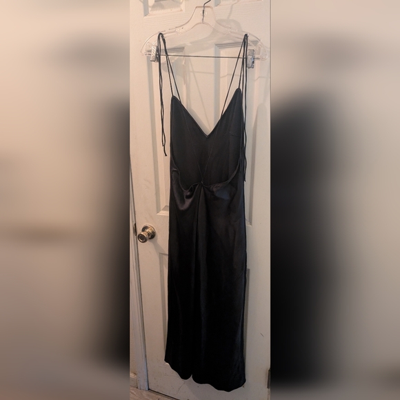 Victoria's Secret Black Satin Slip Dress - Picture 6 of 6